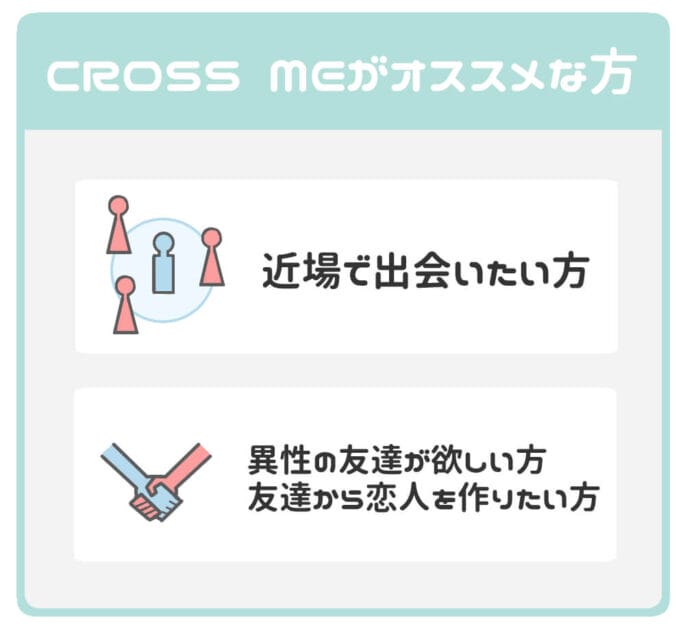 CROSS ME オススメな方