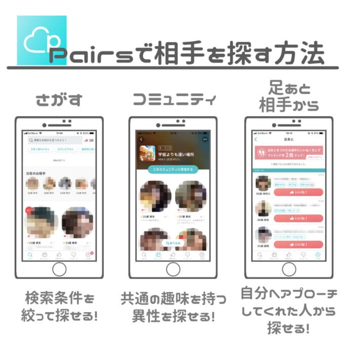 ペアーズ 相手を探す方法