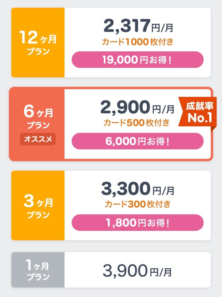 タップル 有料プラン料金